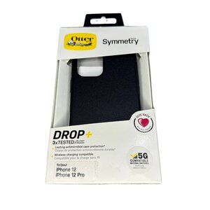 OtterBox Symmetry Series for iPhone 12 or iPhone 12 Pro Black